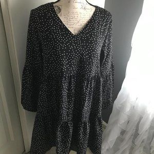 Black casual dress